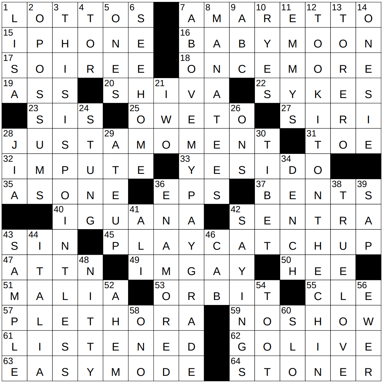 0113 24 NY Times Crossword 13 Jan 24 Saturday NYXCrossword