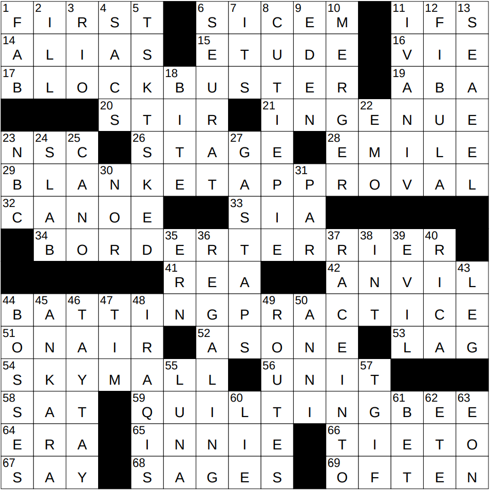 0219 25 NY Times Crossword 19 Feb 25 Wednesday NYXCrossword