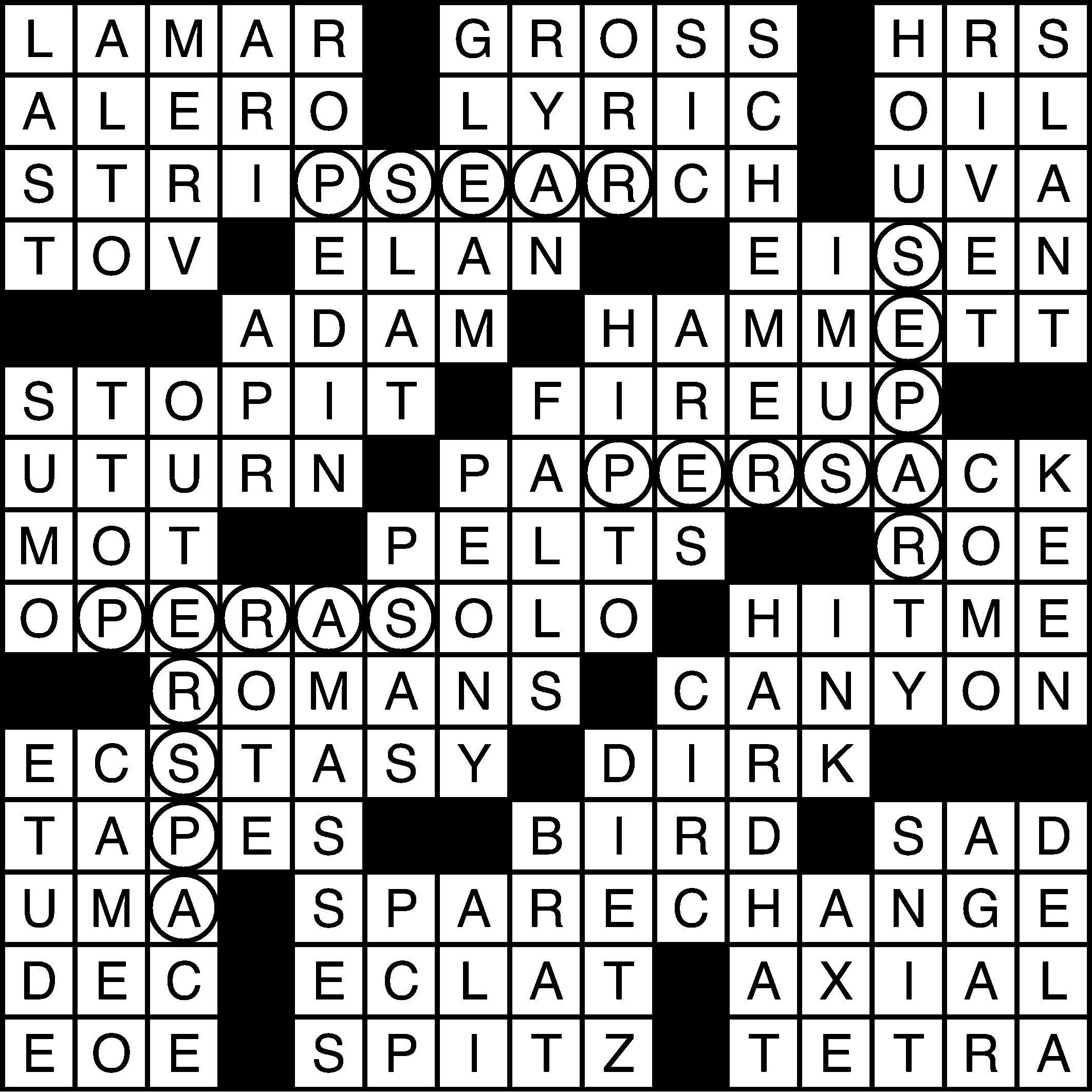 gross crossword clue