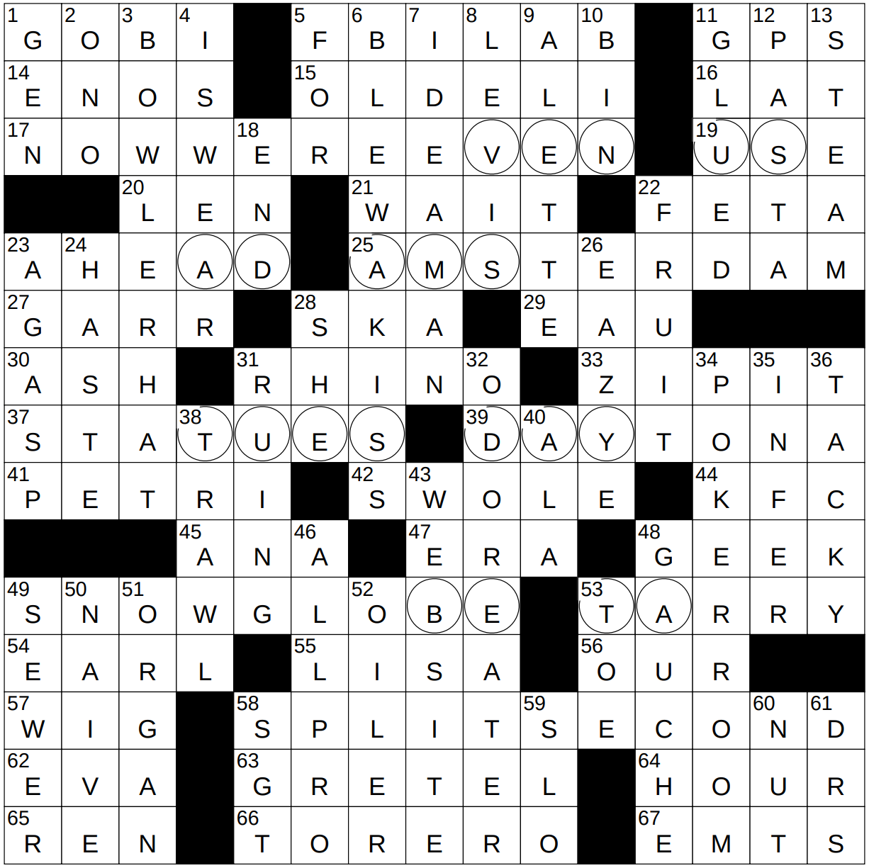 0621 22 NY Times Crossword 21 Jun 22 Tuesday NYXCrossword