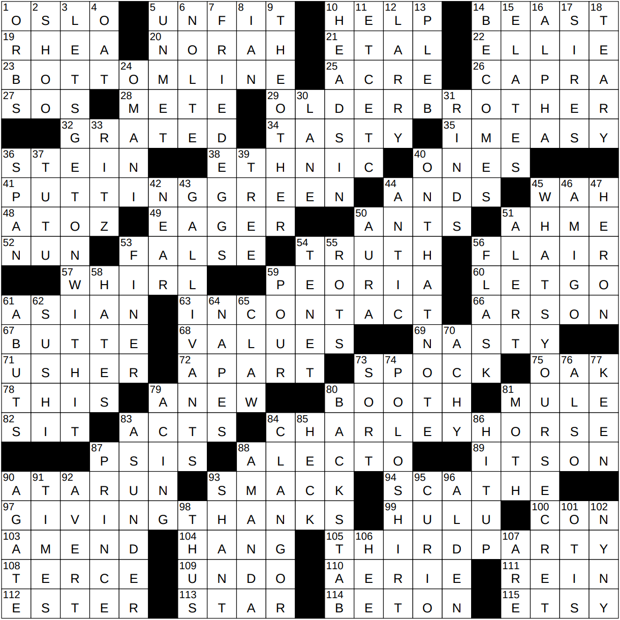 0703 22 NY Times Crossword 3 Jul 22 Sunday NYXCrossword