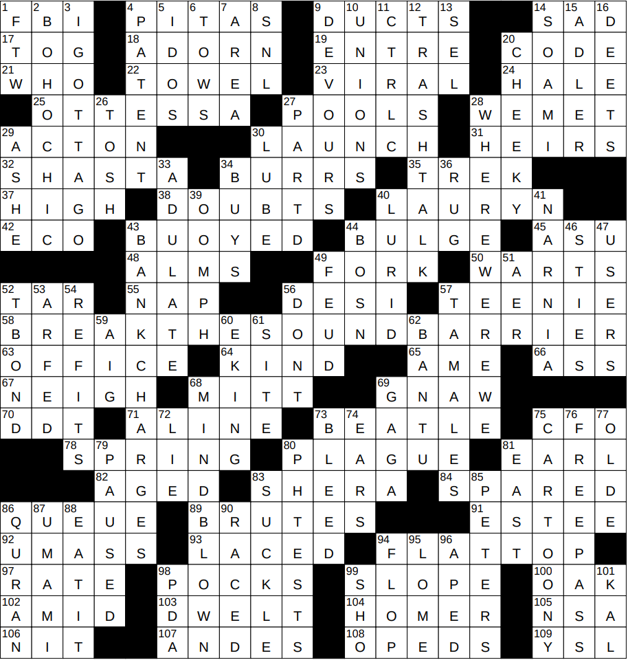 0723 23 NY Times Crossword 23 Jul 23 Sunday NYXCrossword