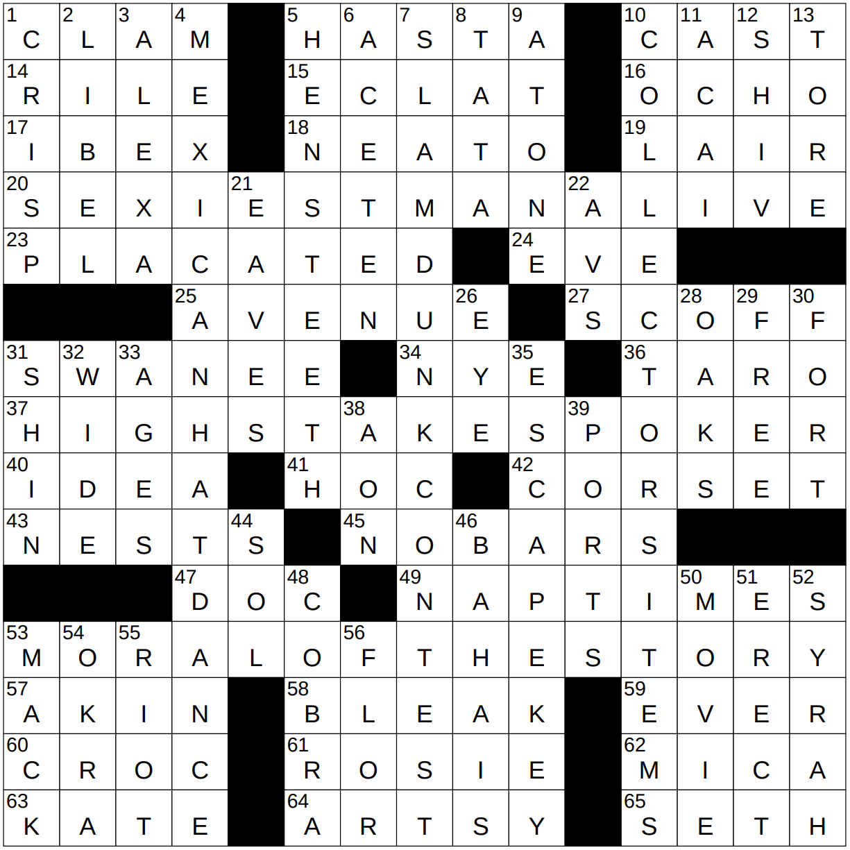 0930 22 NY Times Crossword 30 Sep 22 Friday NYXCrossword