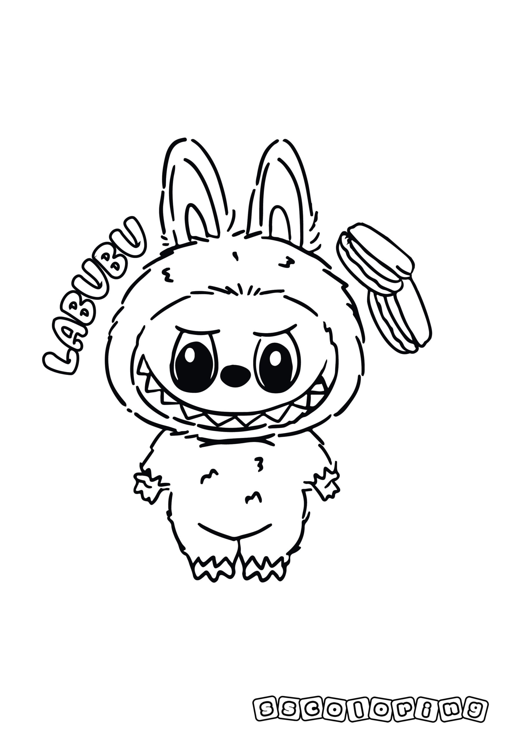 10 Free Labubu Coloring Pages For Kids SSColoring 10 Free Labubu Coloring Pages For Kids SSColoring