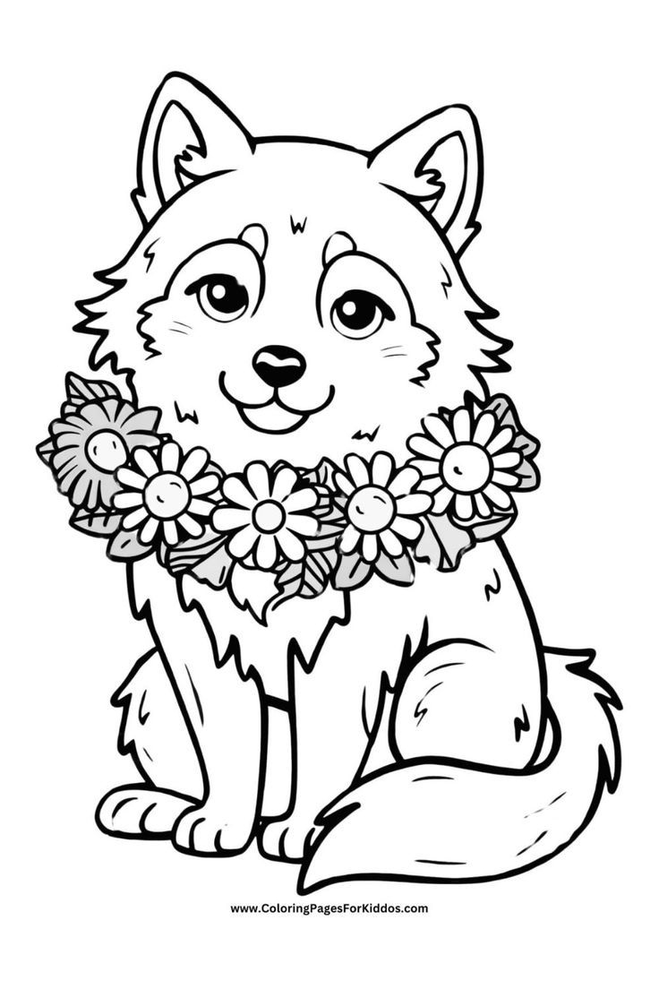 coloring pages of a wolf coloring pages of a wolf