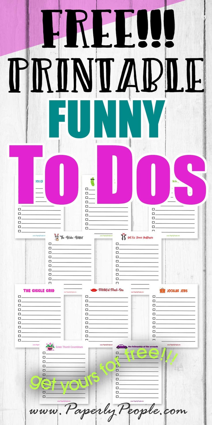10 Funny To do List Names Free Printables 10 Funny To do List Names Free Printables