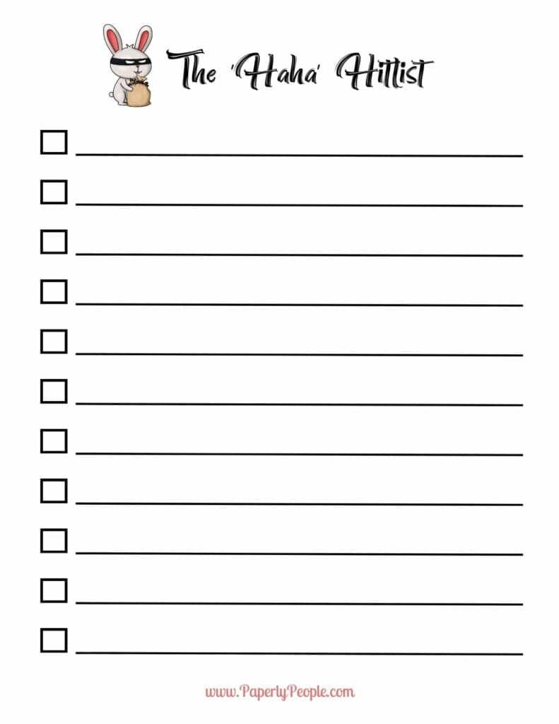 10 Funny To do List Names Free Printables 
