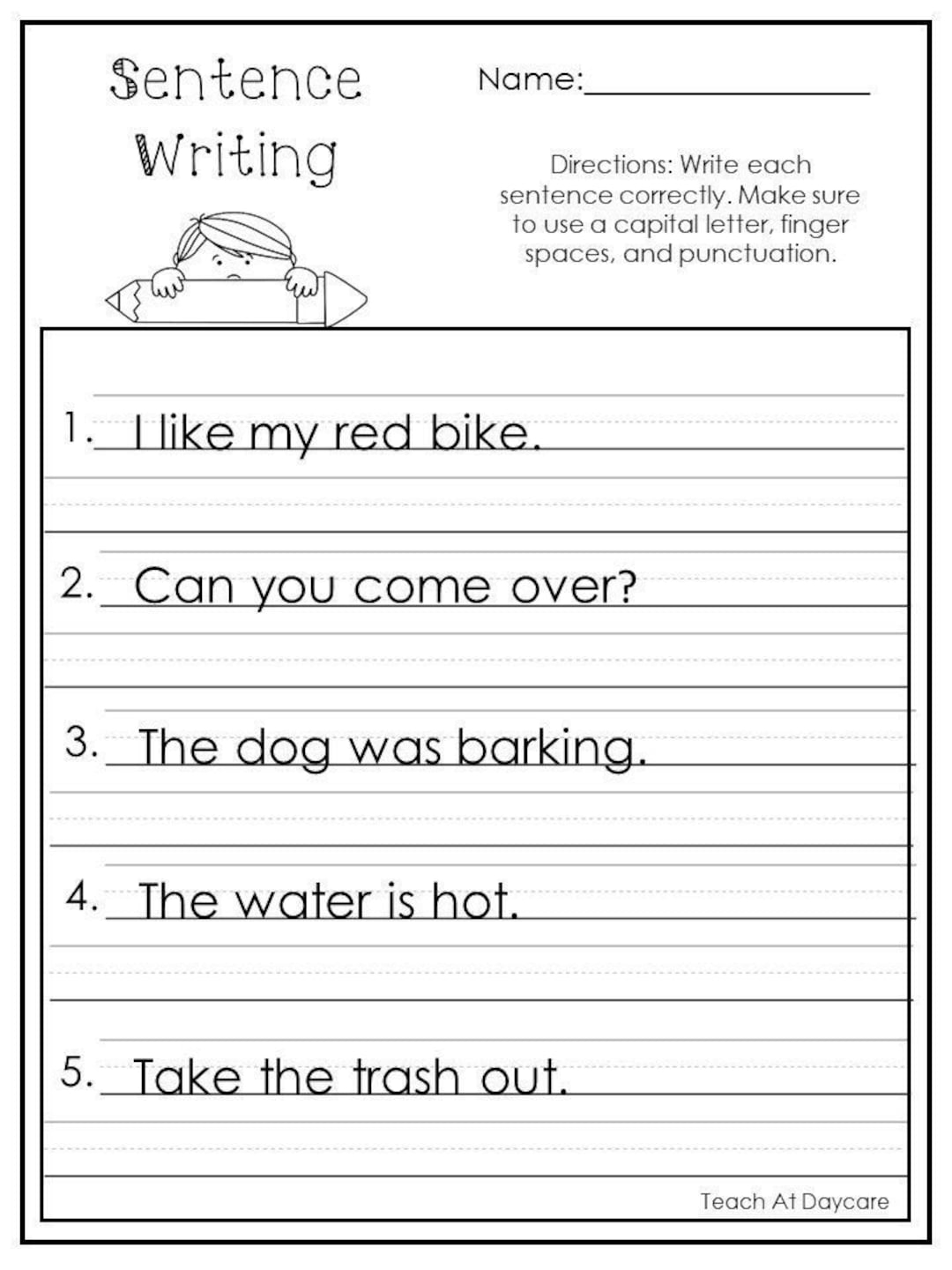 10 Printable Write The Sentence Worksheets 1st 3rd Grade ELA Worksheets Etsy 10 Printable Write The Sentence Worksheets 1st 3rd Grade ELA Worksheets Etsy