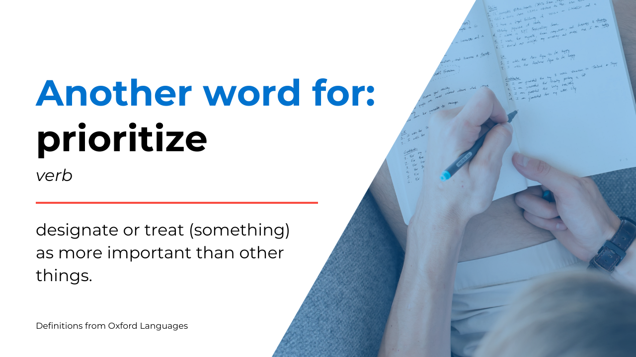 10 Prioritize Synonyms To Put In Your Resume With Examples Cultivated Culture