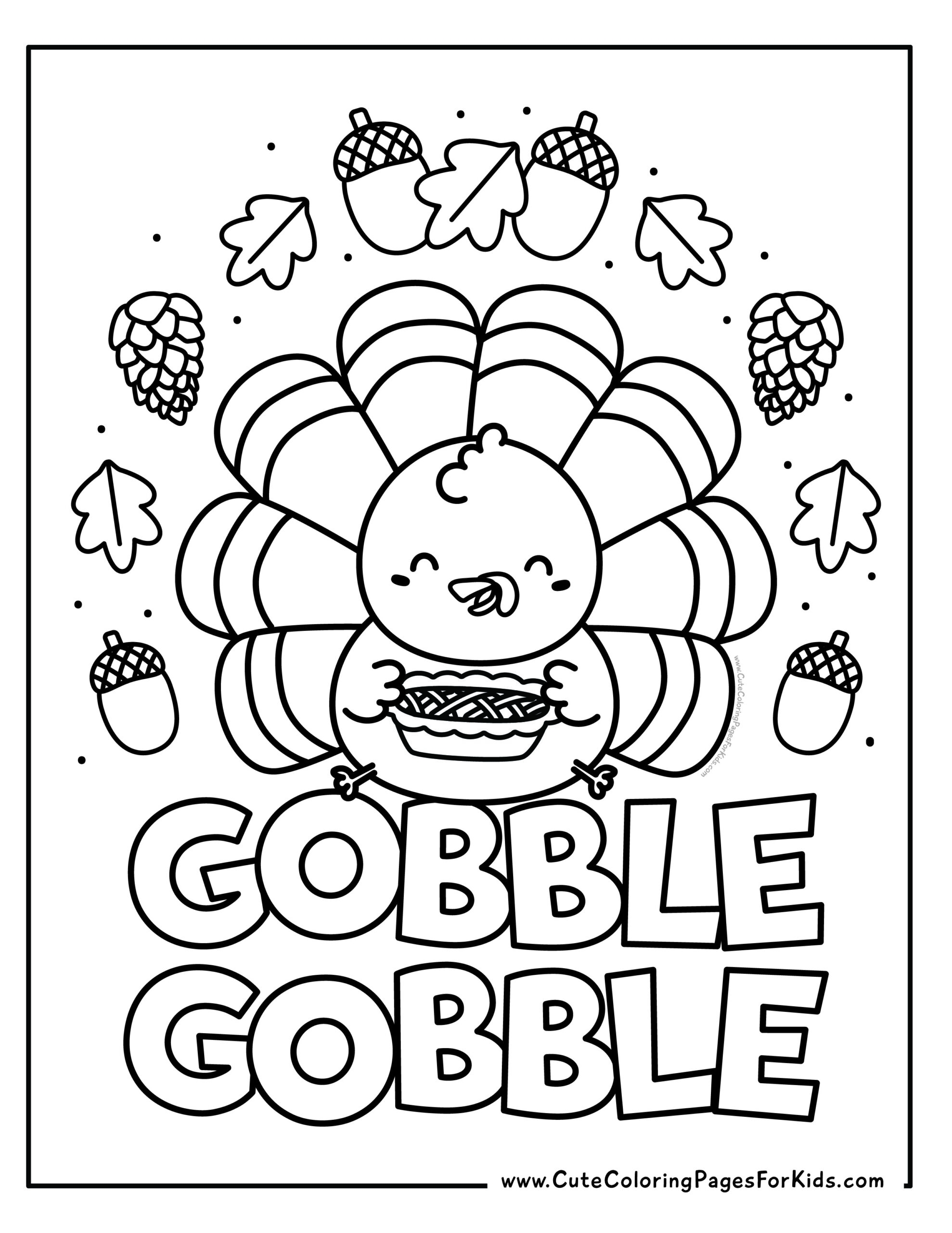 10 Thanksgiving Coloring Pages Free Printable PDFs Cute Coloring Pages For Kids
