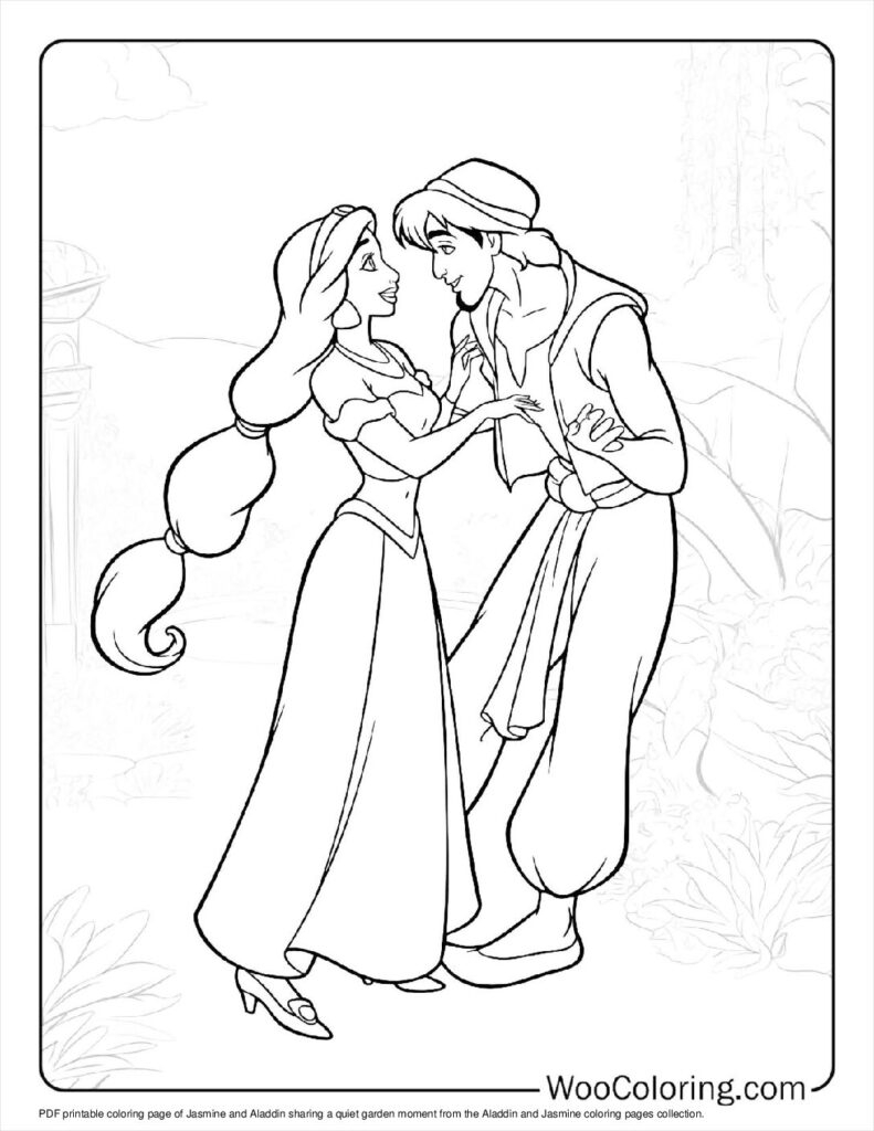 coloring pages of jasmine