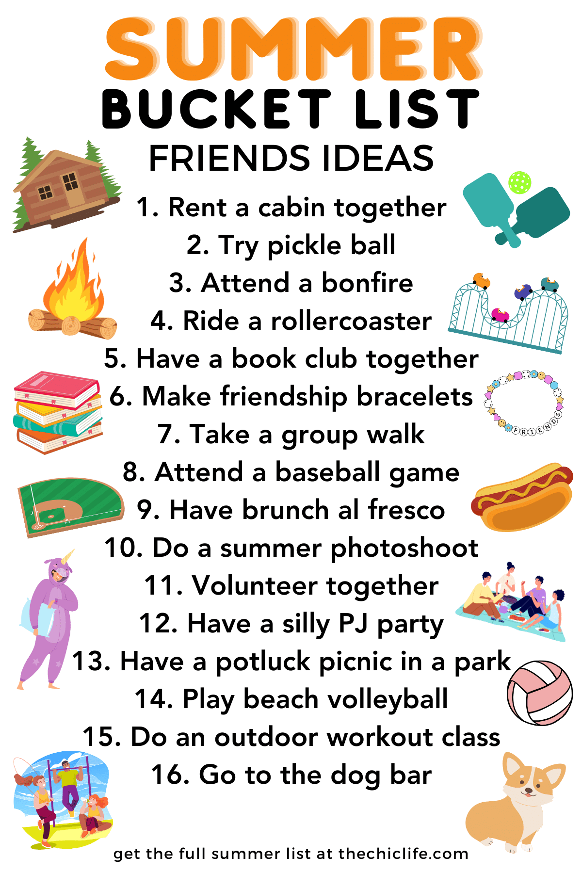 100 Best Summer Bucket List Ideas 2026 For Couples Family Friends Or Solo The Chic Life