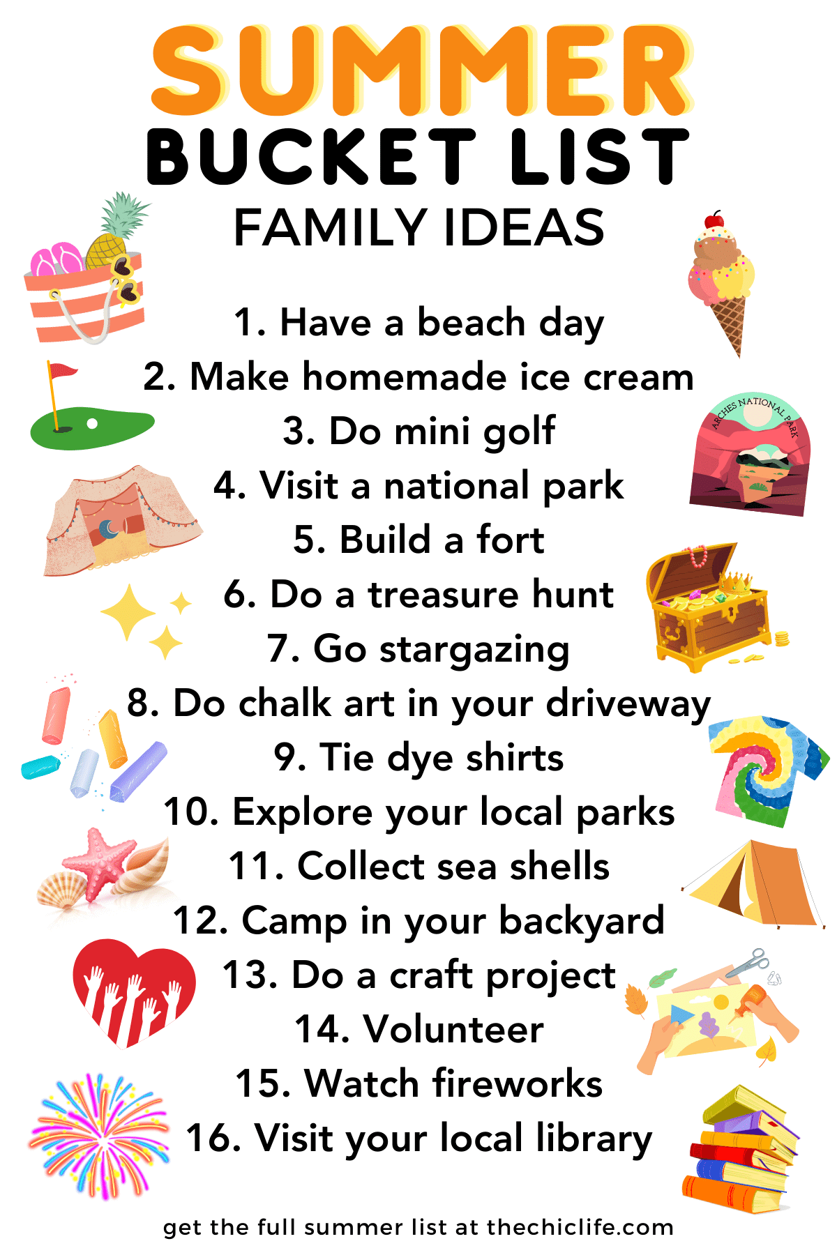 100 Best Summer Bucket List Ideas 2026 For Couples Family Friends Or Solo The Chic Life