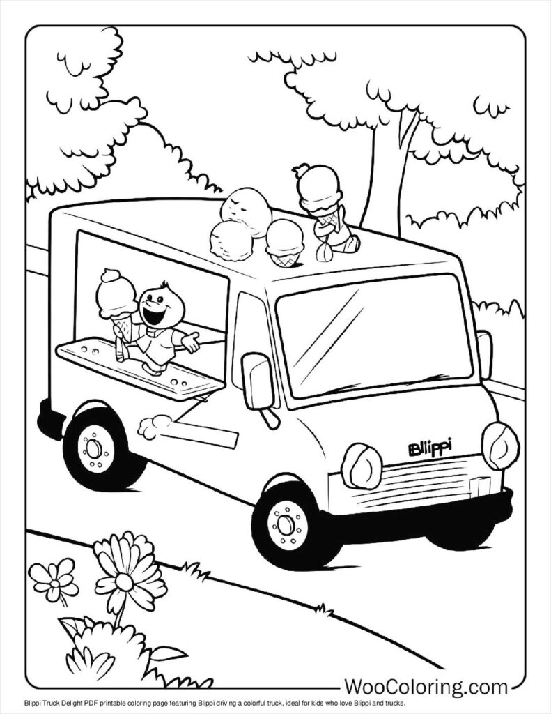 blippi coloring page blippi coloring page