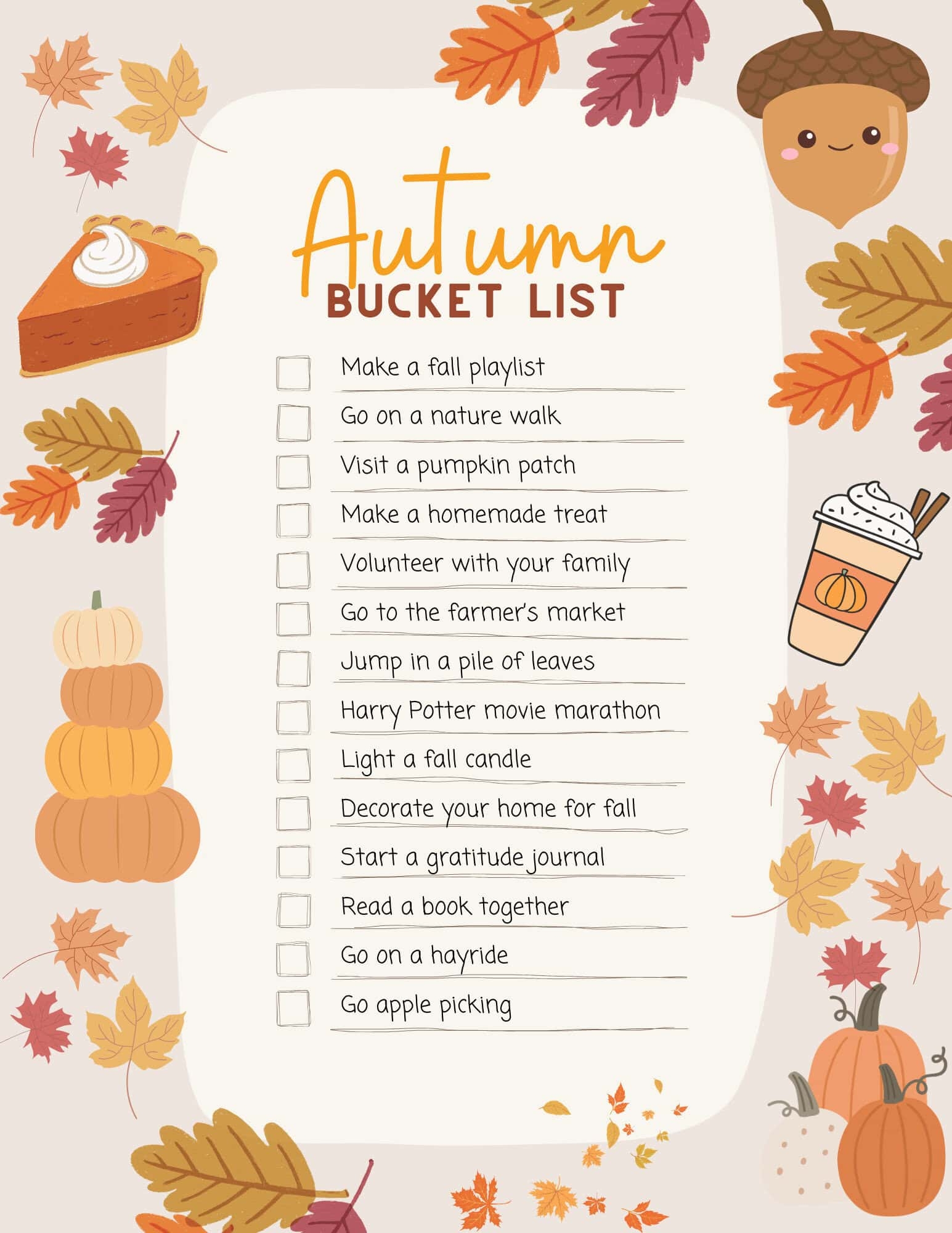 100 Ideas For Your Fall Bucket List Love Renovations 100 Ideas For Your Fall Bucket List Love Renovations