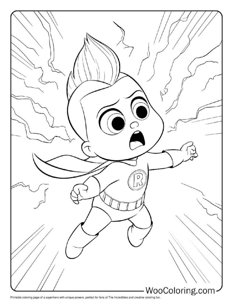 100 Incredibles Coloring Pages Free PDF To Print Woo Coloring