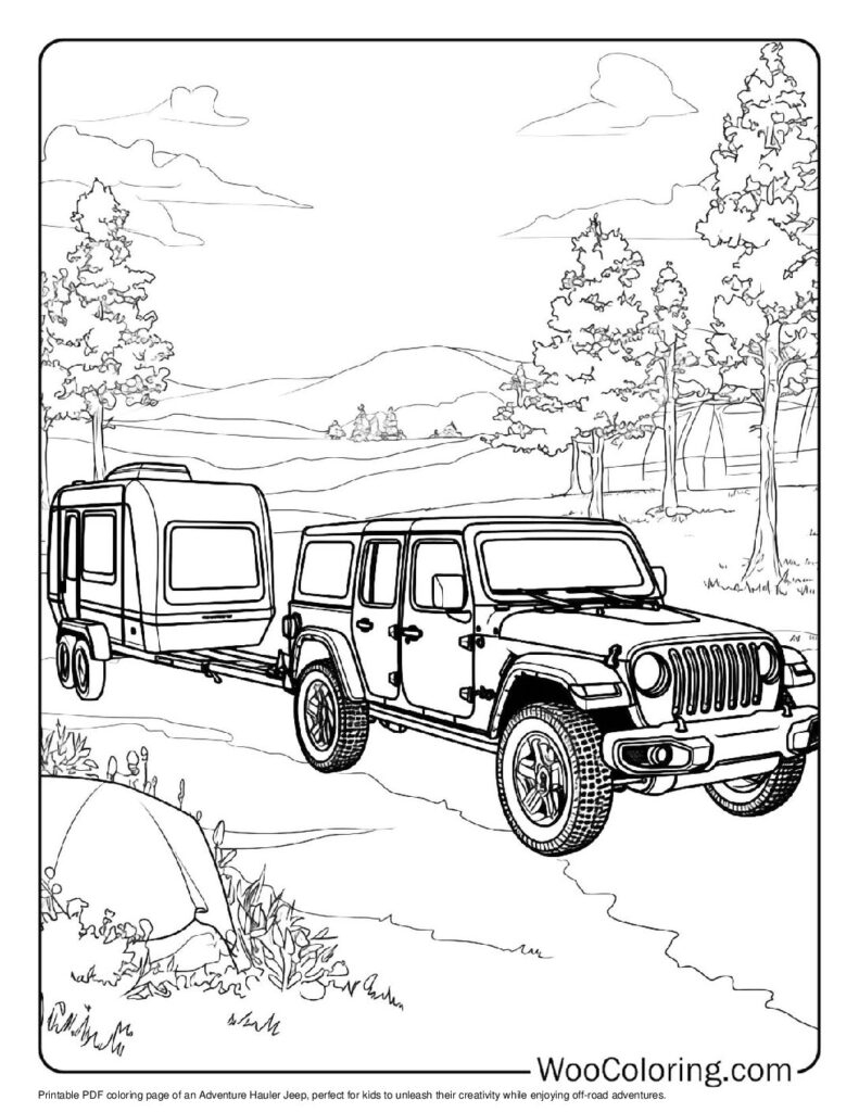 100 Jeep Coloring Pages Free PDF To Print Woo Coloring