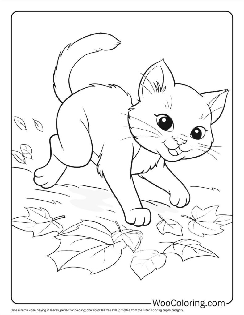 kittens coloring pages