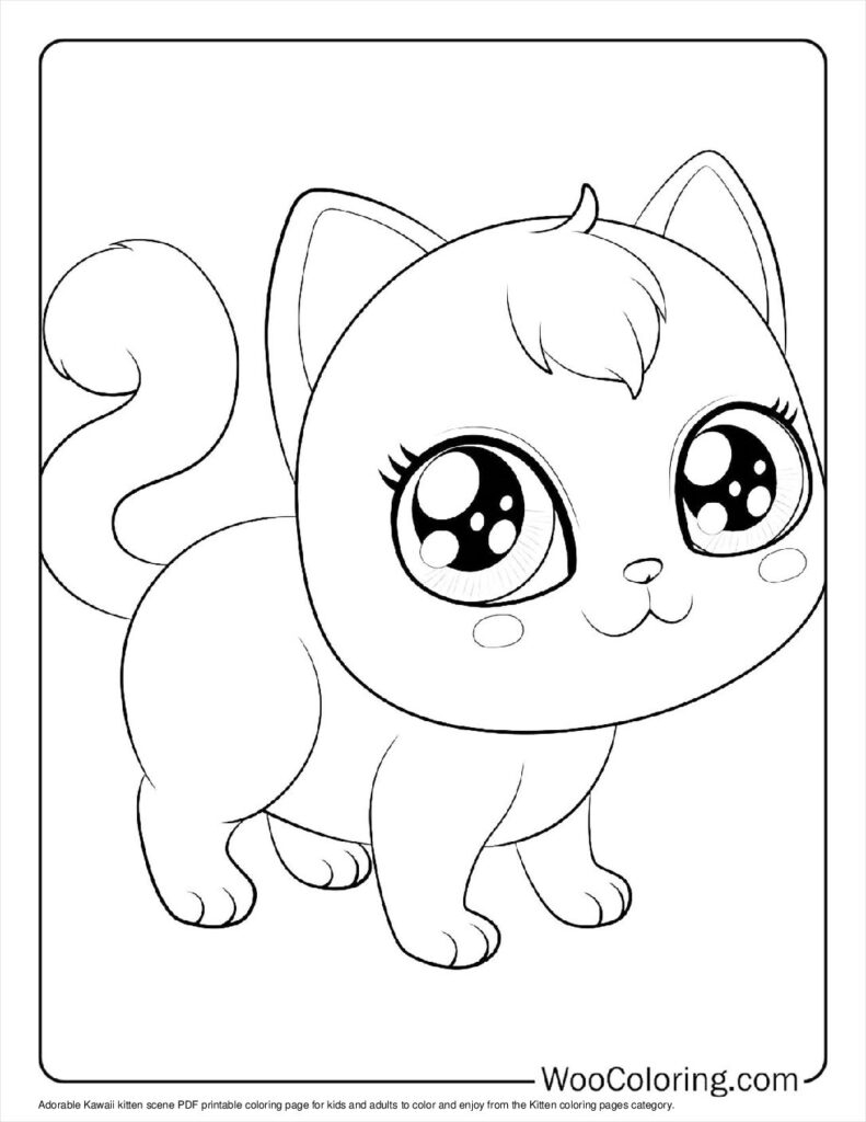 kitten coloring pages
