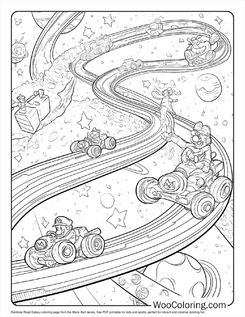 mario kart coloring pages mario kart coloring pages