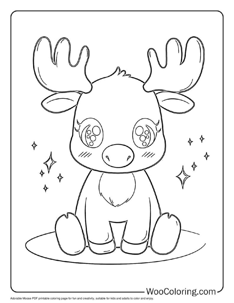 100 Moose Coloring Pages Free PDF To Print Woo Coloring 100 Moose Coloring Pages Free PDF To Print Woo Coloring