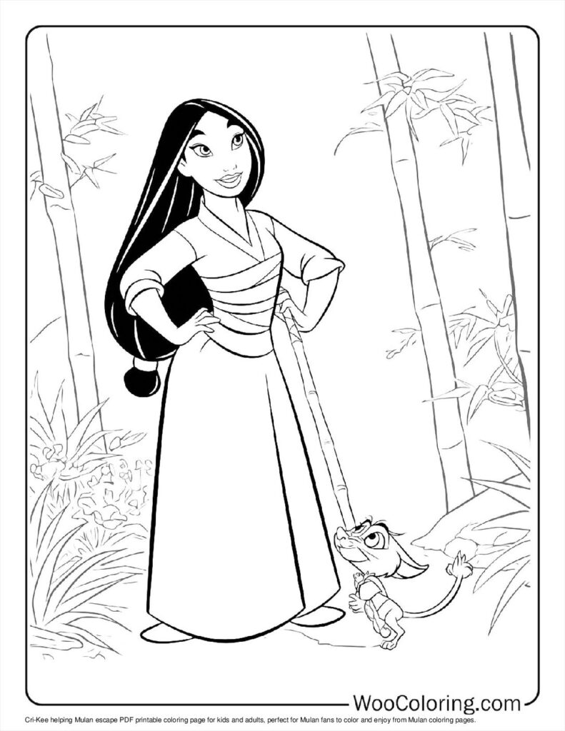 100 Mulan Coloring Pages Free PDF To Print Woo Coloring 100 Mulan Coloring Pages Free PDF To Print Woo Coloring