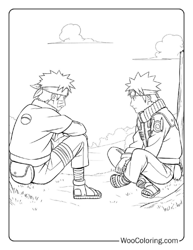 100 Naruto Coloring Pages Free PDF To Print Woo Coloring