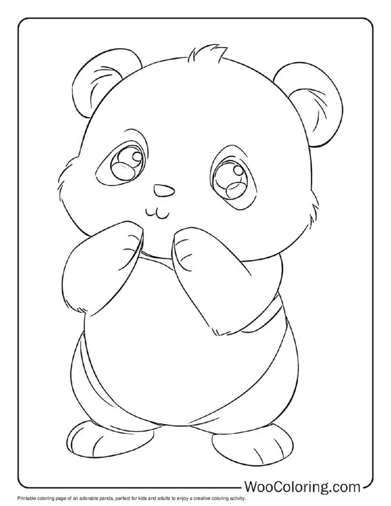 coloring panda pages