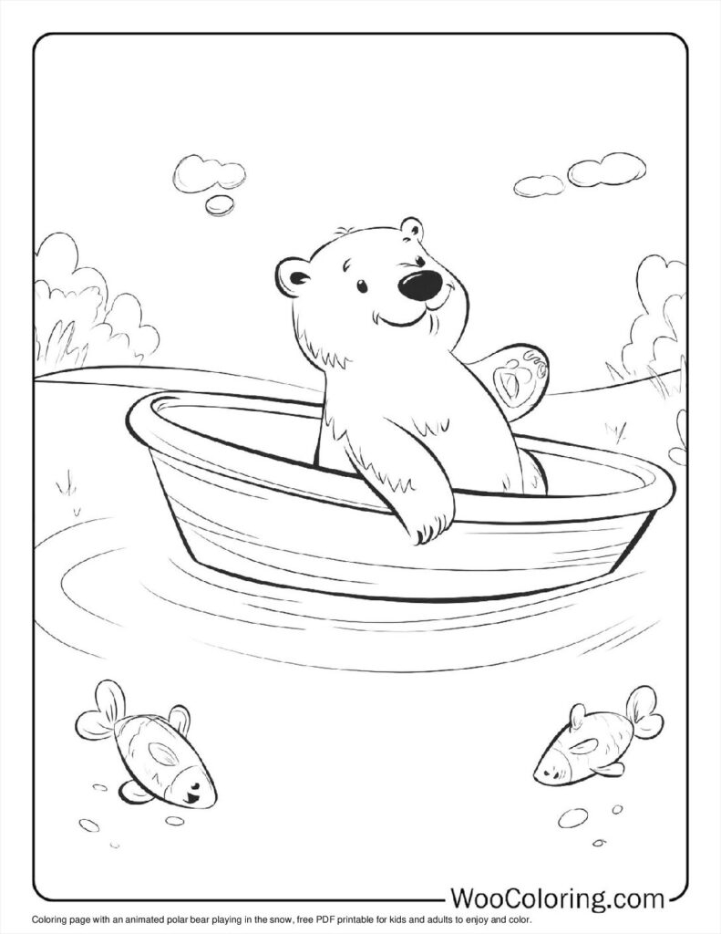 coloring bear pages