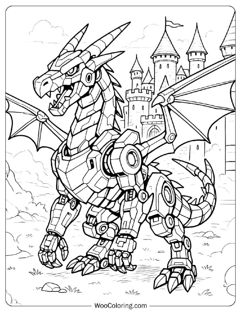 100 Robot Coloring Pages Free PDF To Print Woo Coloring