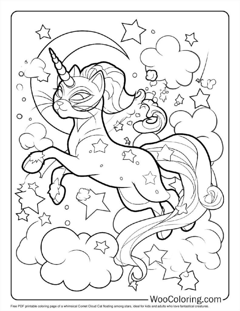 cats coloring page