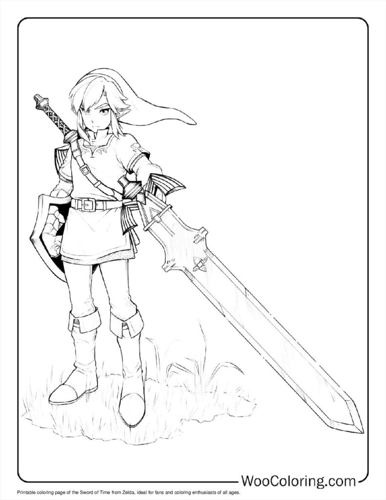 100 Zelda Coloring Pages Free PDF To Print Woo Coloring