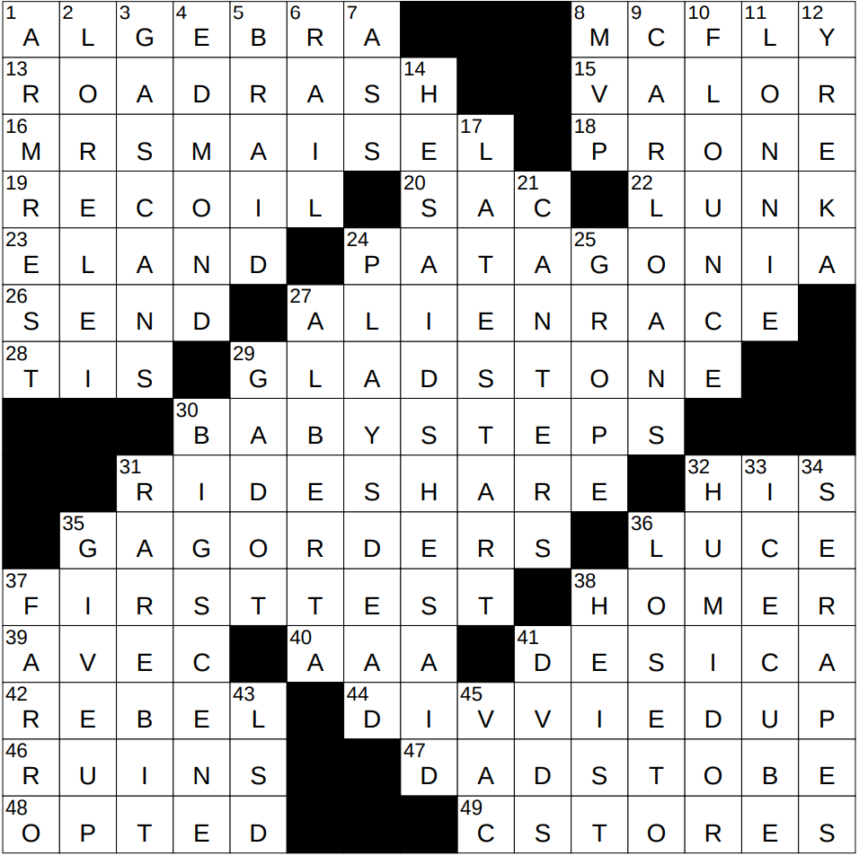 3d film crossword