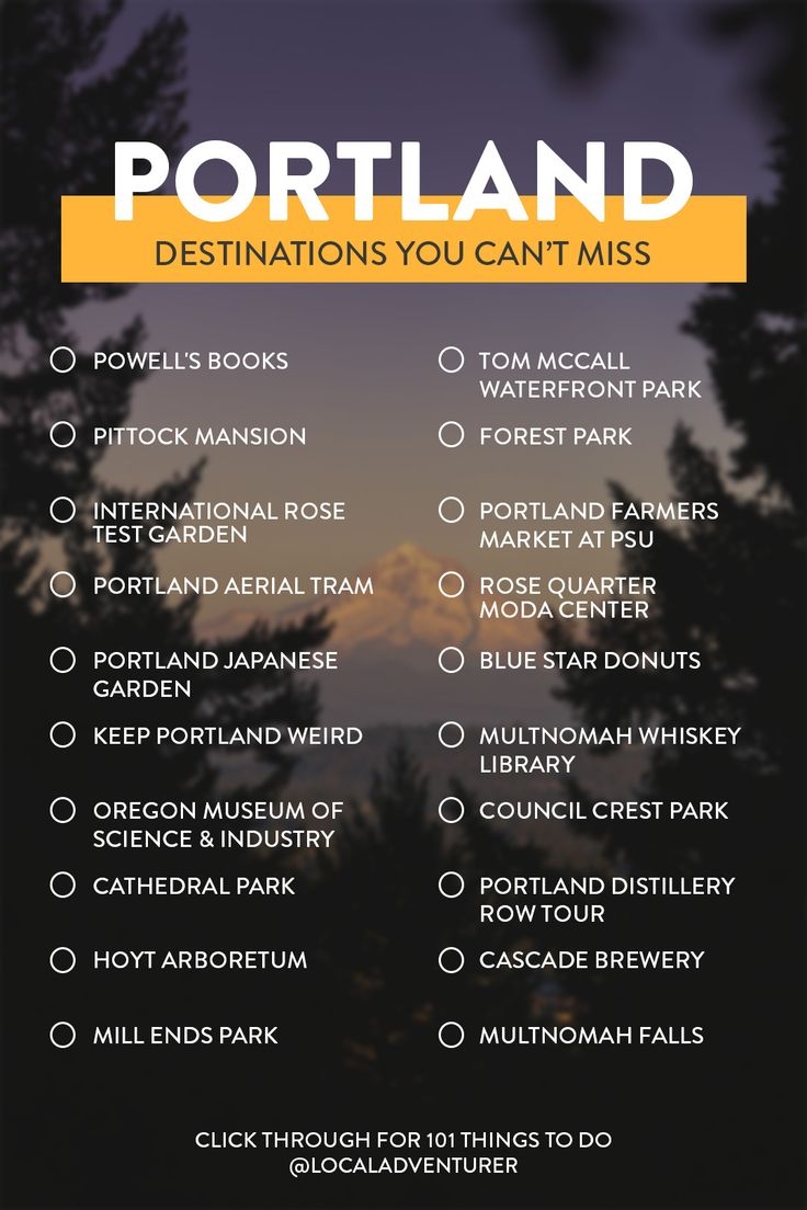 101 Things To Do In Portland Oregon Your Ultimate Portland Bucket List