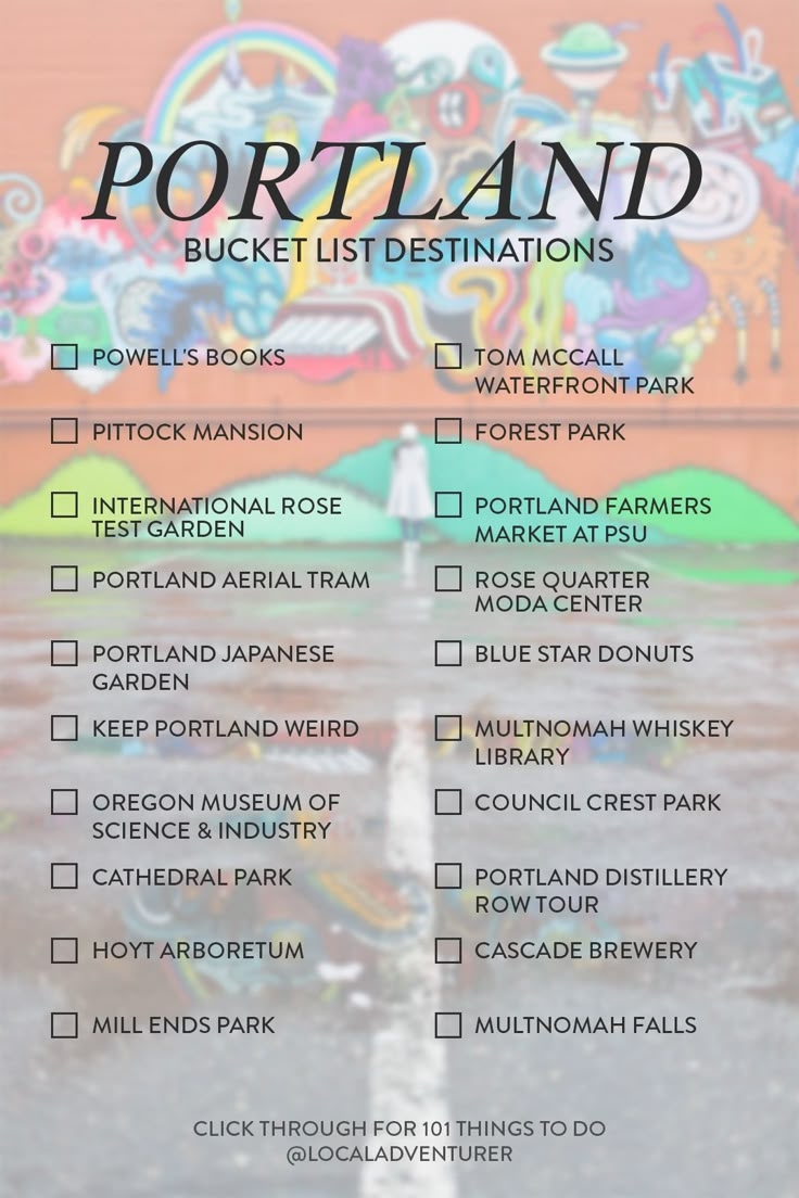 101 Things To Do In Portland Oregon Your Ultimate Portland Bucket List