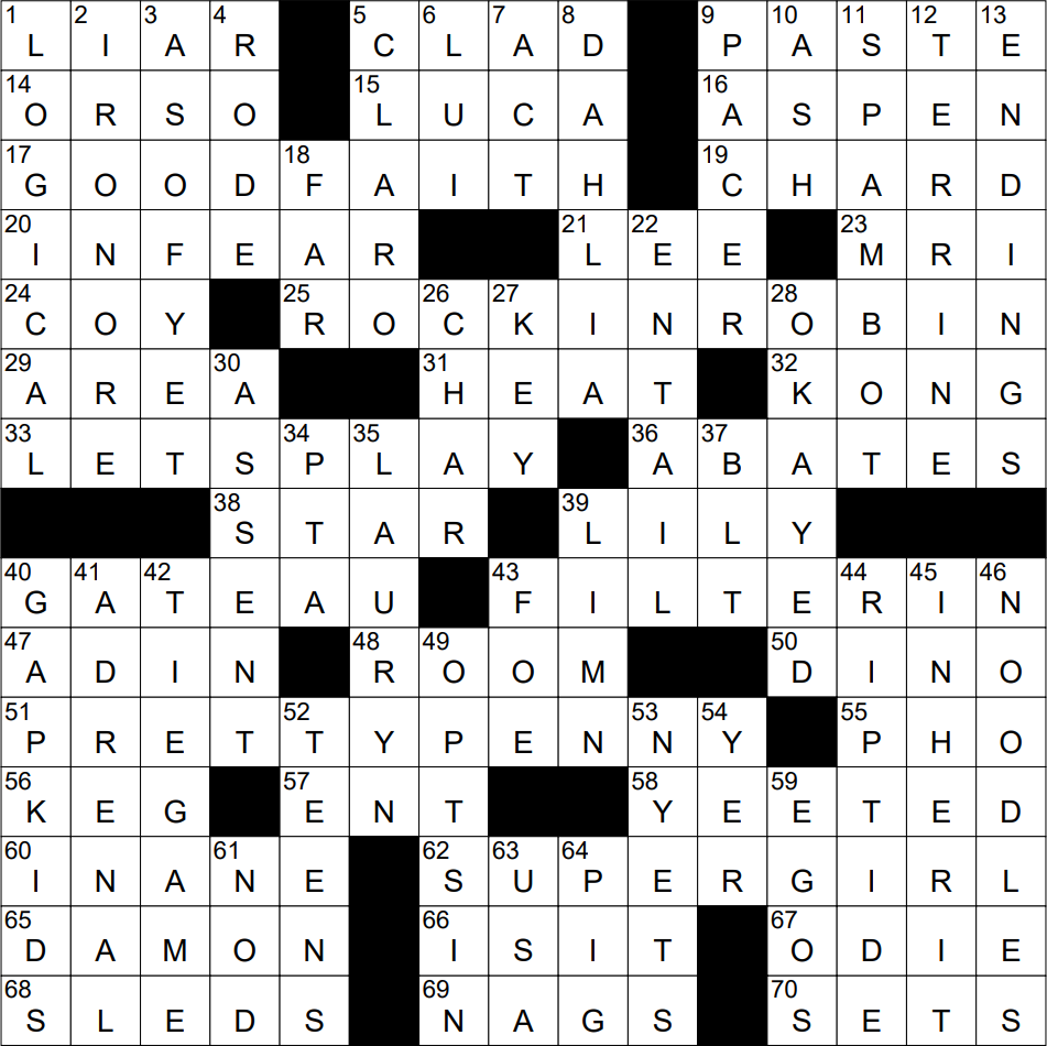 1011 22 NY Times Crossword 11 Oct 22 Tuesday NYXCrossword