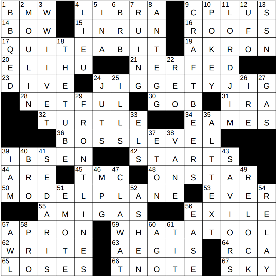 1015 25 NY Times Crossword 15 Oct 25 Wednesday NYXCrossword