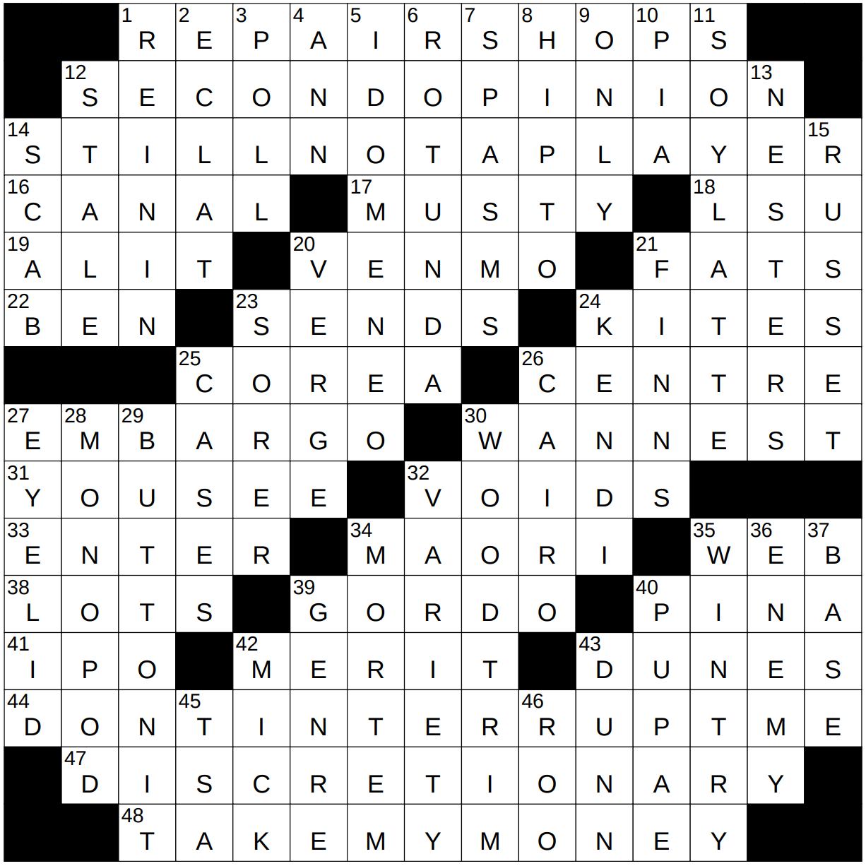 gelato brand wsj crossword clue