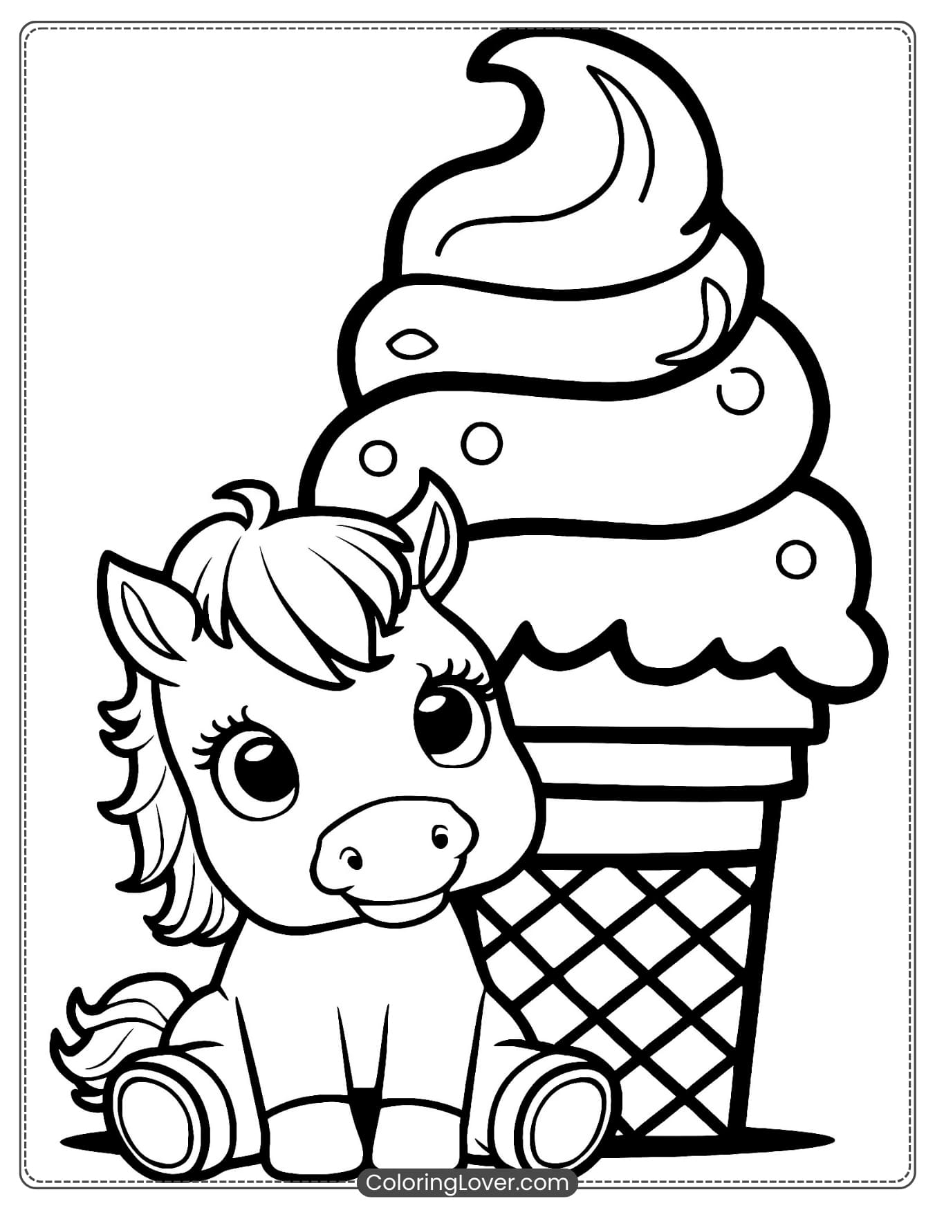 coloring pages of horses printable