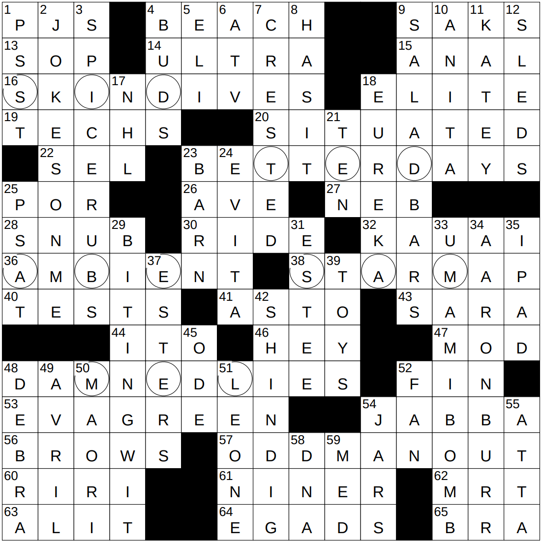 1120 25 NY Times Crossword 20 Nov 25 Thursday NYXCrossword