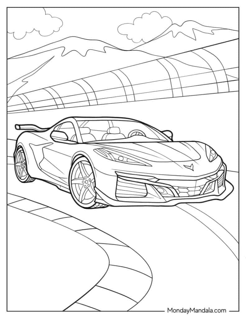 14 Corvette Coloring Pages Free PDF Printables 14 Corvette Coloring Pages Free PDF Printables
