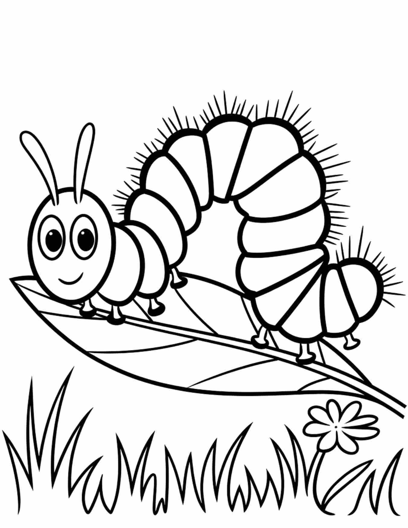 15 Adorable Caterpillar Coloring Pages My Coloring Spot 15 Adorable Caterpillar Coloring Pages My Coloring Spot