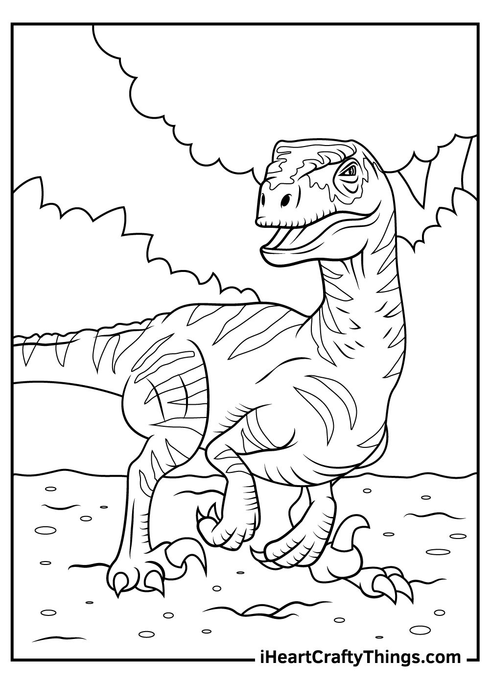 coloring pages jurassic park