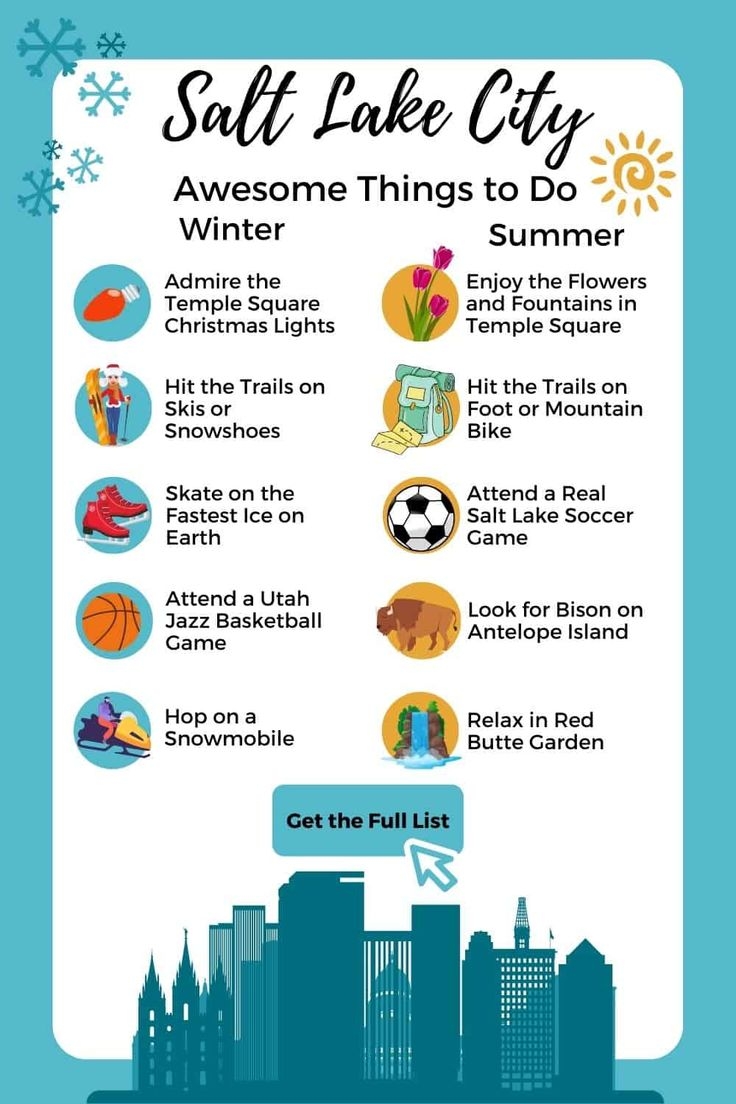 16 Amazing Things To Do In Salt Lake City No Skis Required 