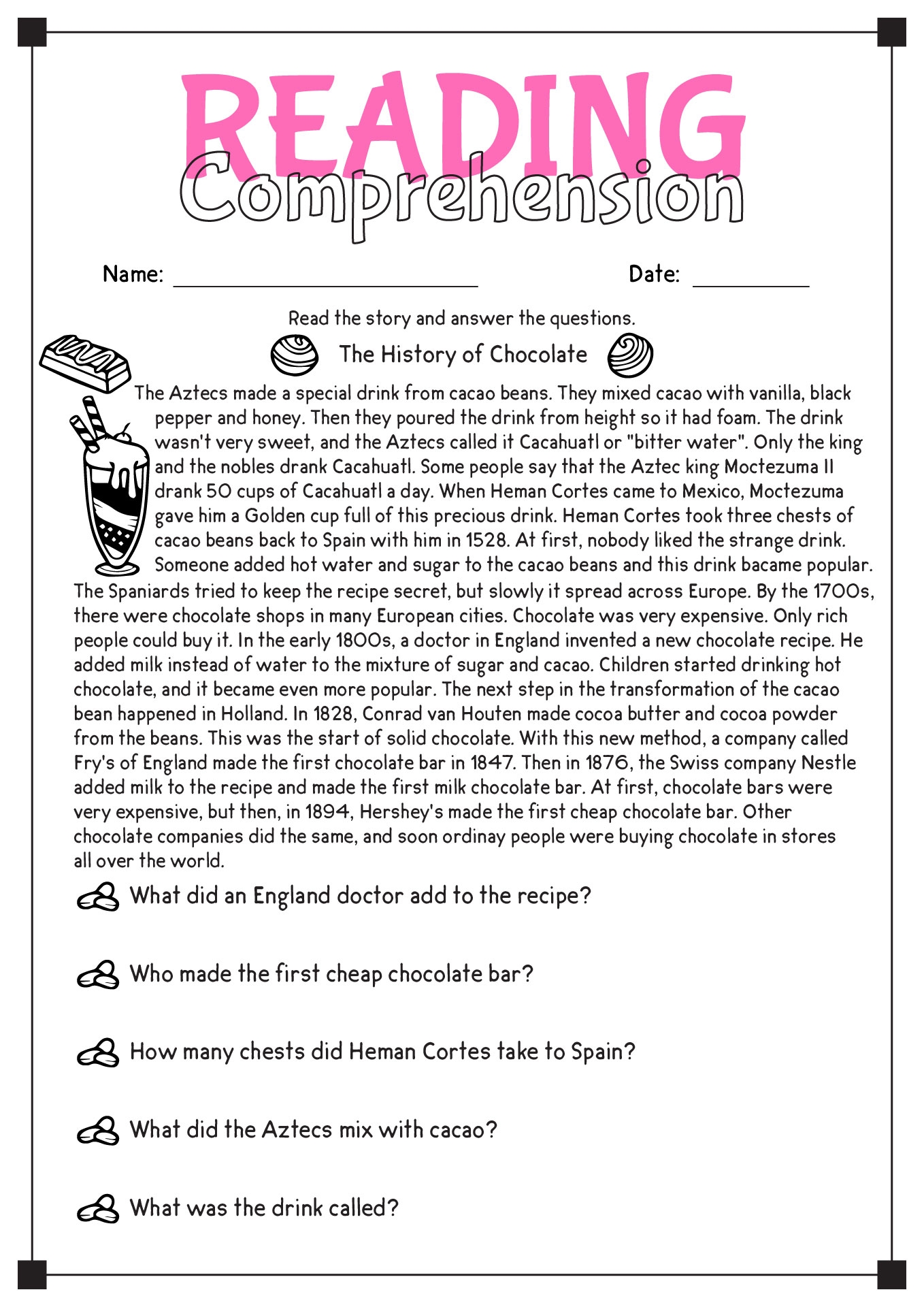 16 Comprehension Reading English Worksheets Free PDF At Worksheets Library