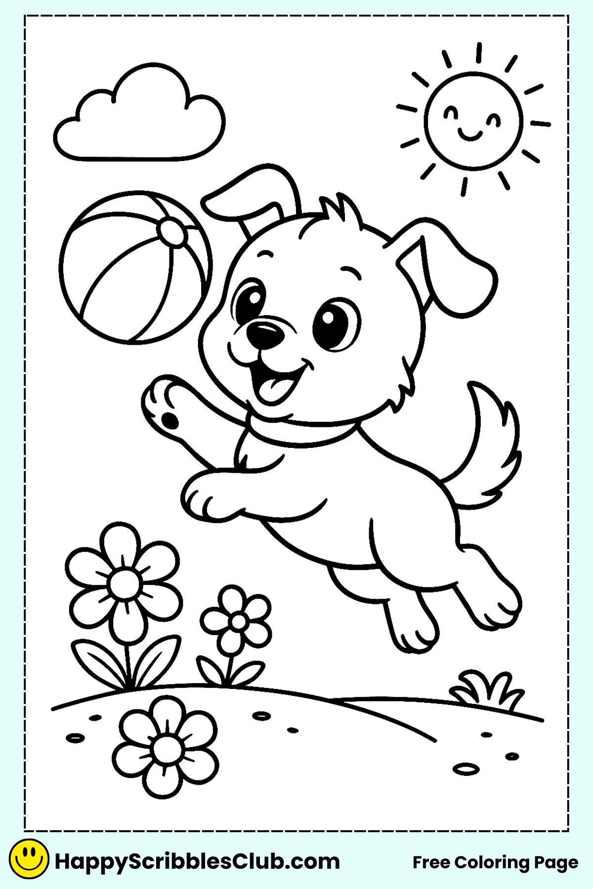 16 Free Puppy Coloring Pages For Kids To Print At Home 16 Free Puppy Coloring Pages For Kids To Print At Home