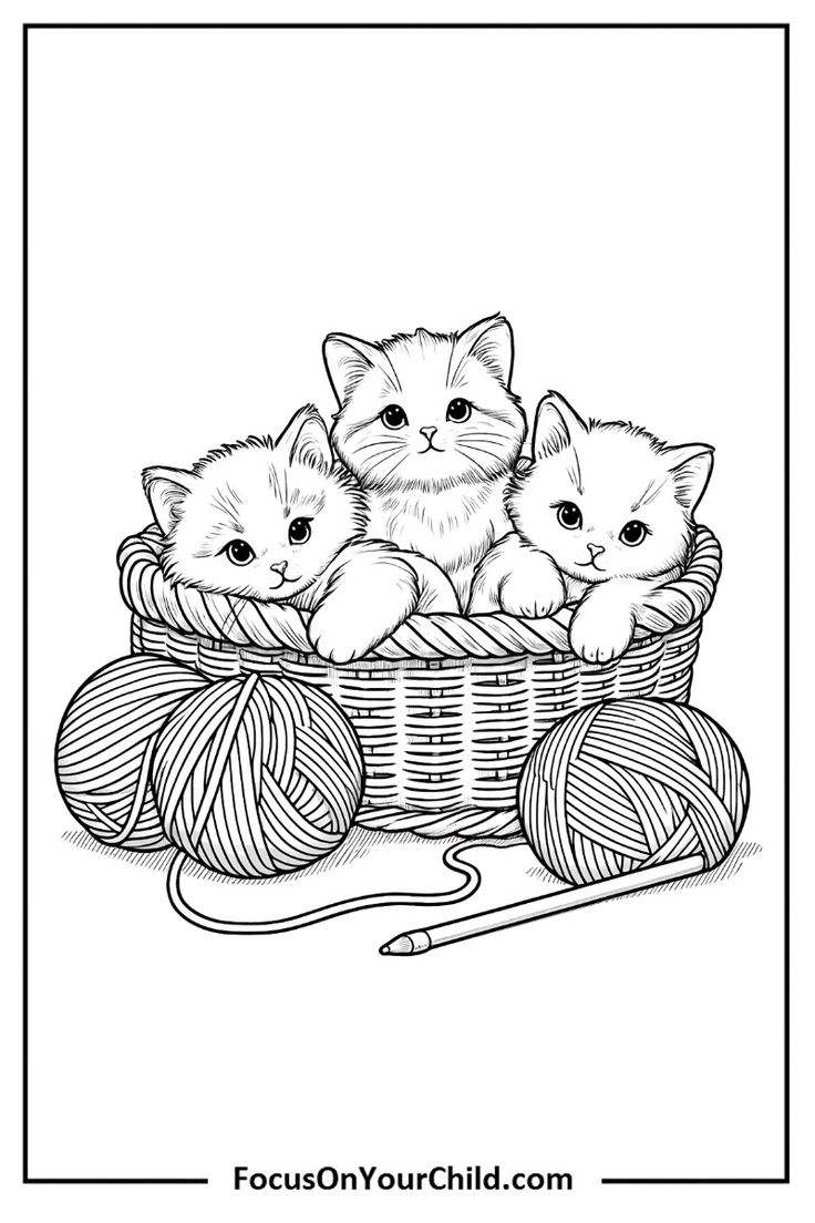 free printable coloring pages of cats