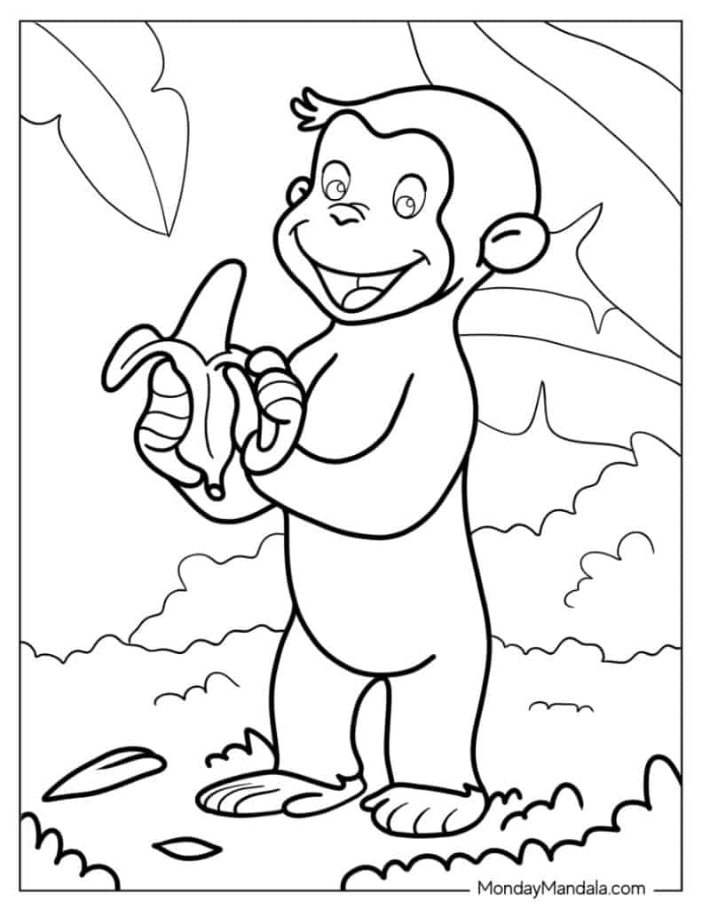 18 Curious George Coloring Pages Free PDF Printables 18 Curious George Coloring Pages Free PDF Printables