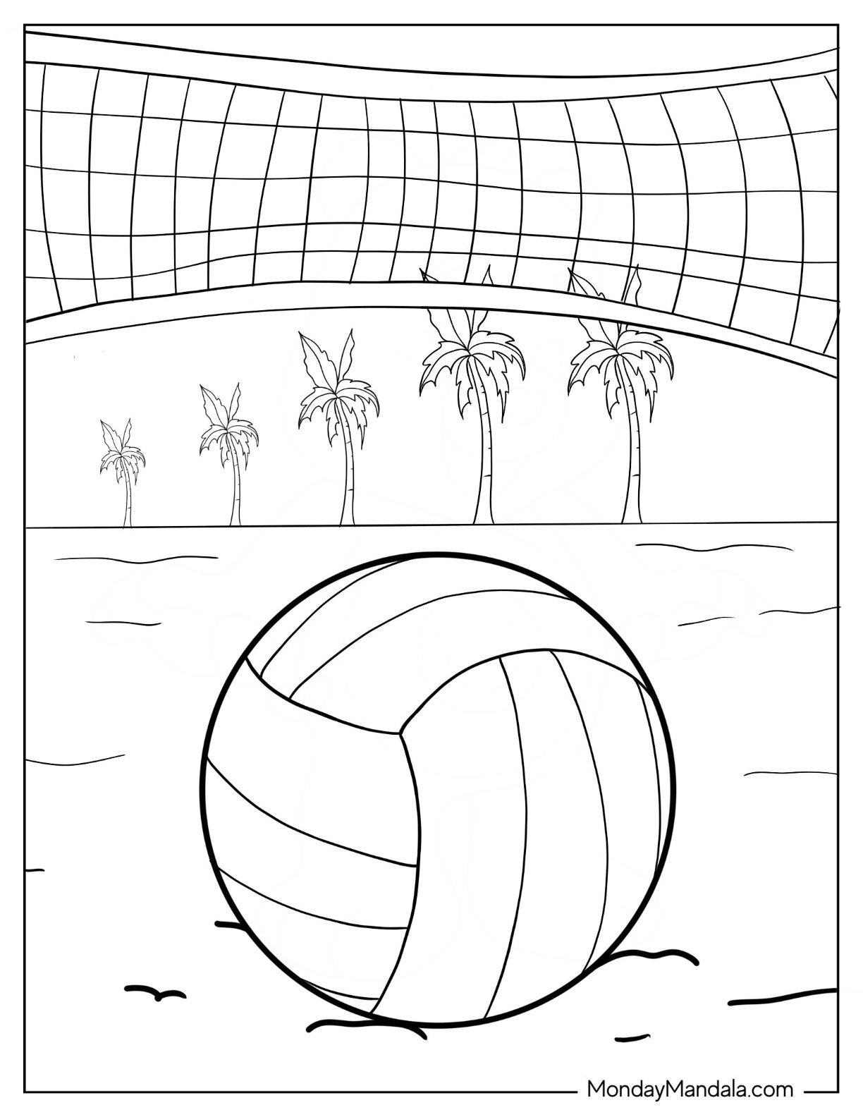 18 Volleyball Coloring Pages Free PDF Printables 18 Volleyball Coloring Pages Free PDF Printables
