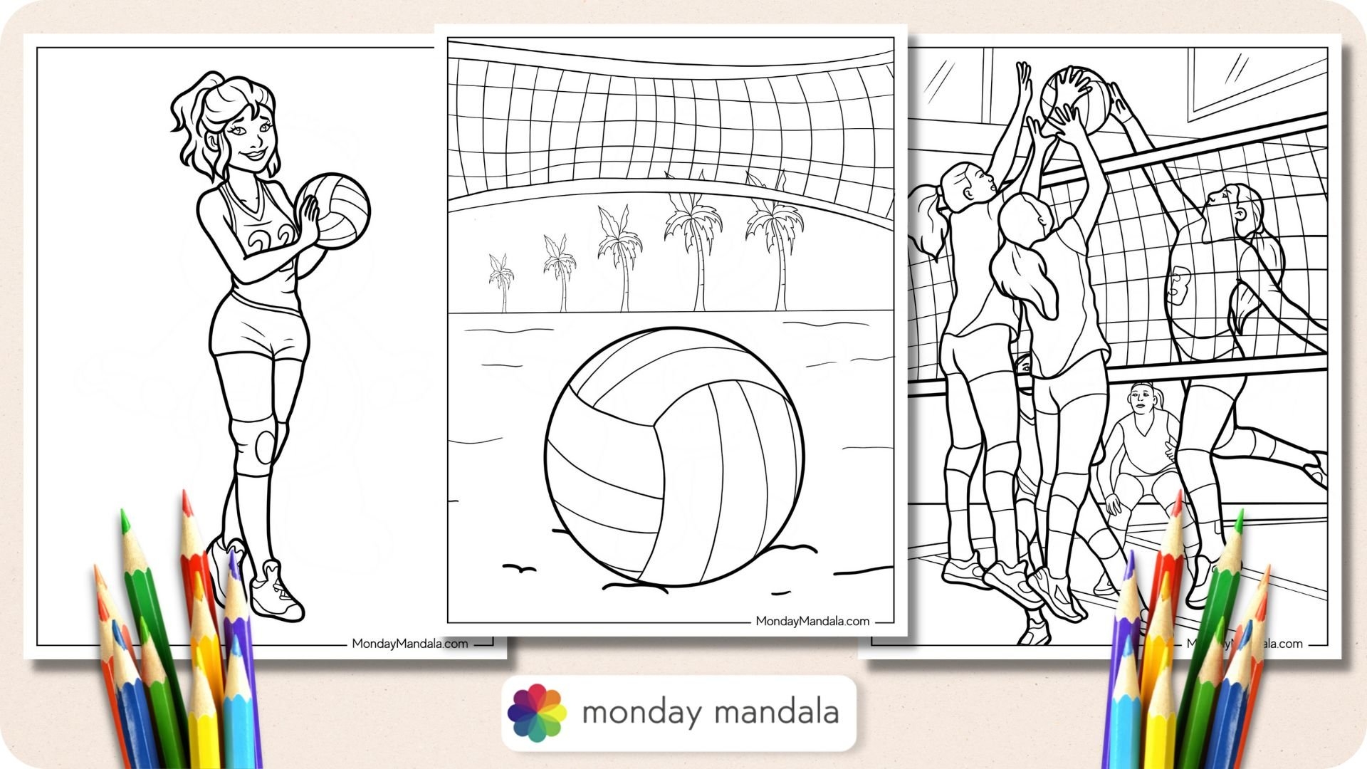 18 Volleyball Coloring Pages Free PDF Printables 18 Volleyball Coloring Pages Free PDF Printables